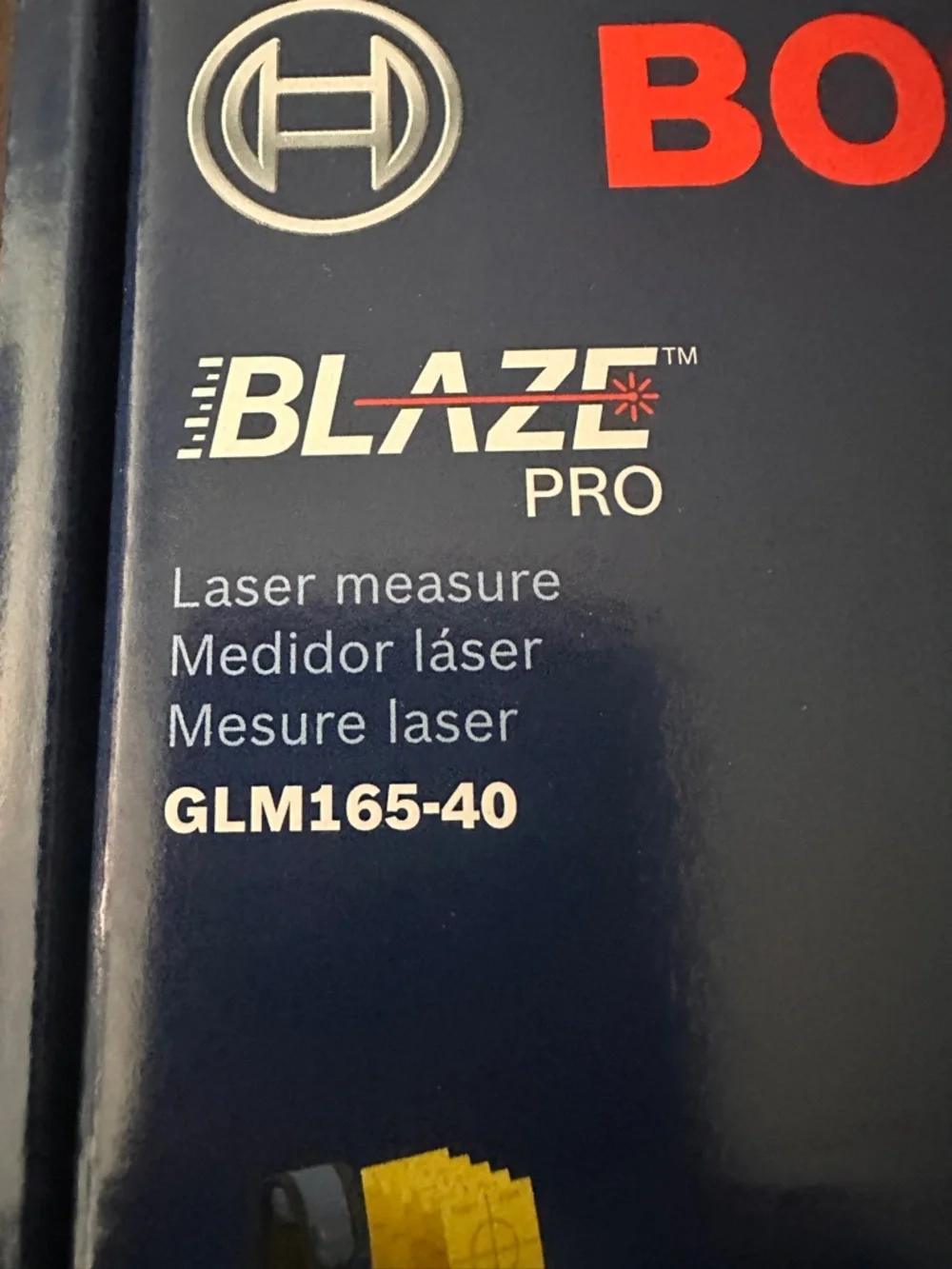 Bosch Blaze Pro GLM165-40 Blue Laser Measure - Picture 2 of 7
